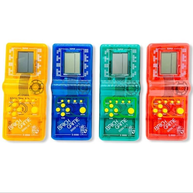 Imagem do Jogo Mini Game Tetris Portatil Retro Brick Game 9999 Jogos Em 1 Colorido