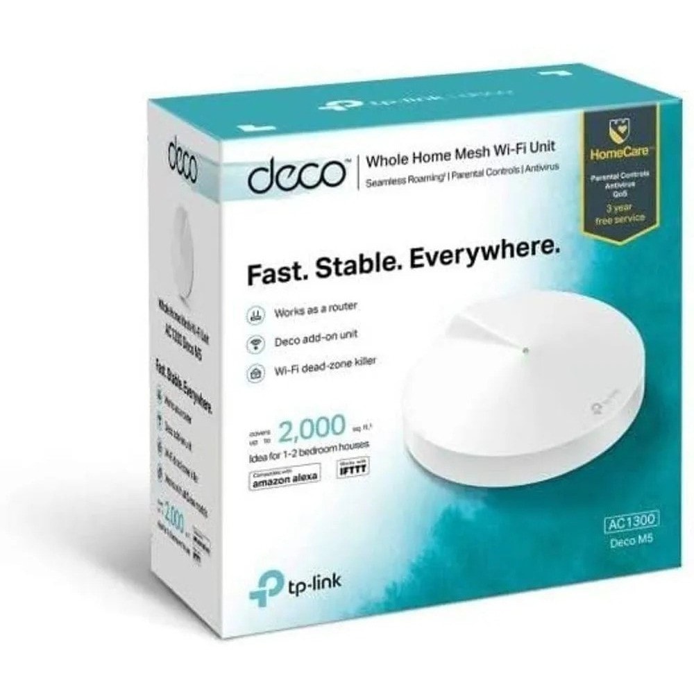 Imagem do Roteador Repetidor Tp Link Deco M5 Ac1300 1 Pack C Nfe