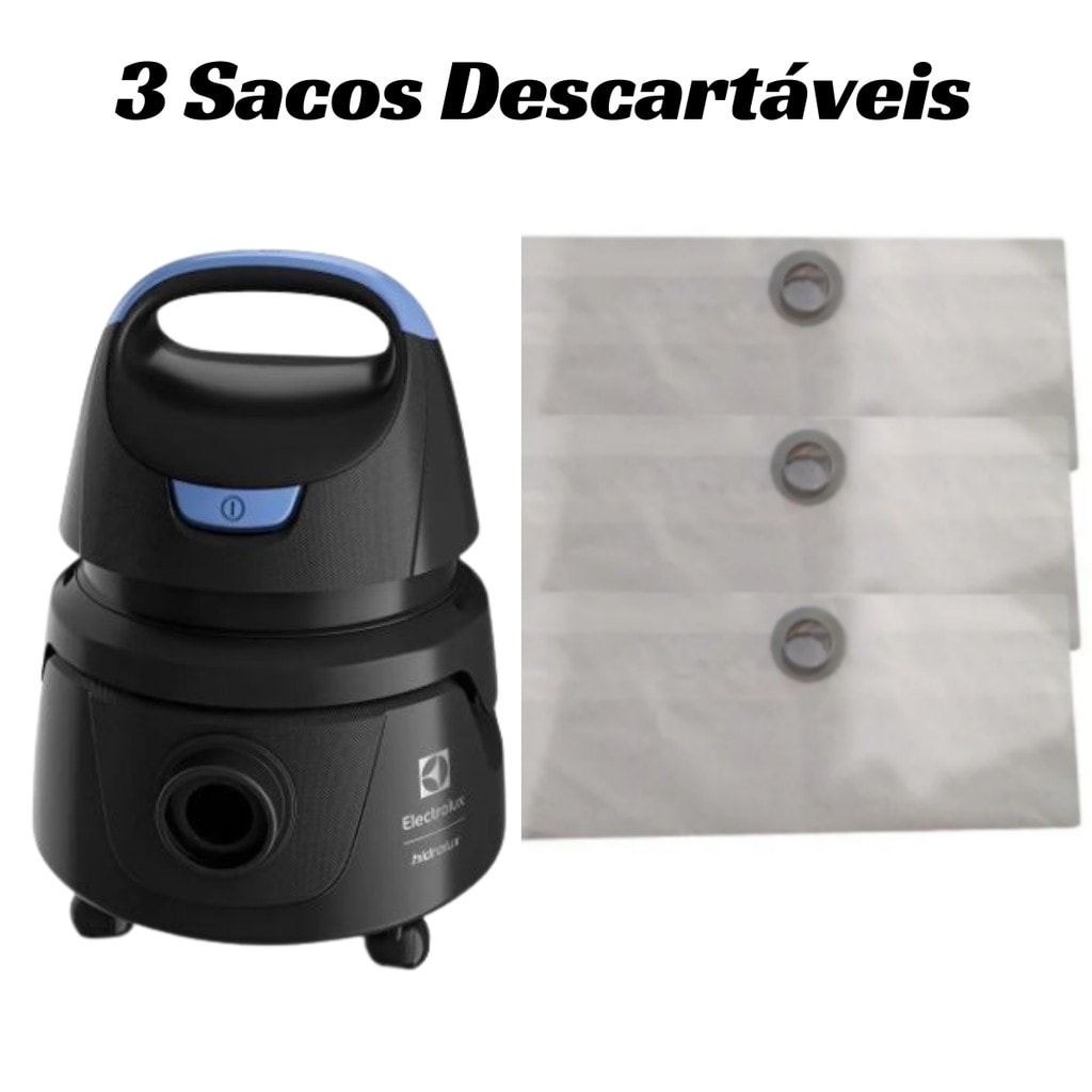 Imagem do 3 Sacos Aspirador De Po Electrolux Hidrolux Awd01