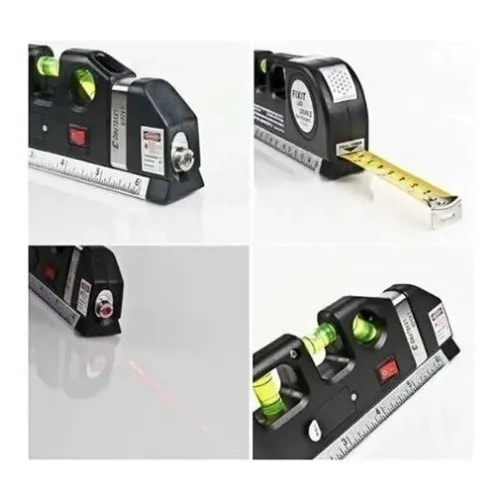 Imagem do Nivel Laser 3 Linhas Cruz Trena Regua Nivelador Profissional