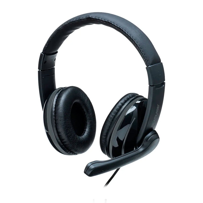 Imagem do Headset Usb Preto E Cinza Ph317 Multilaser