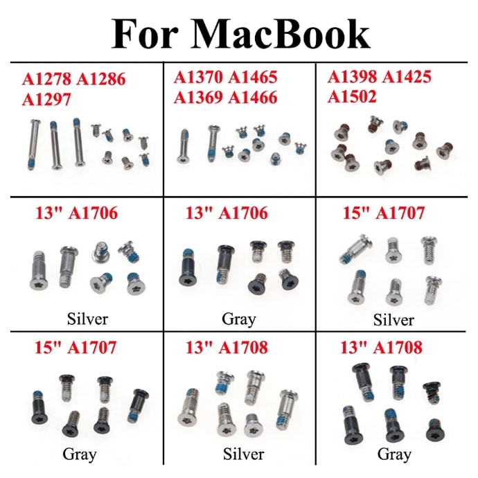 Imagem do 10 Pcs Duravel Parafusos Macbook Pro E Air Apple Macbook