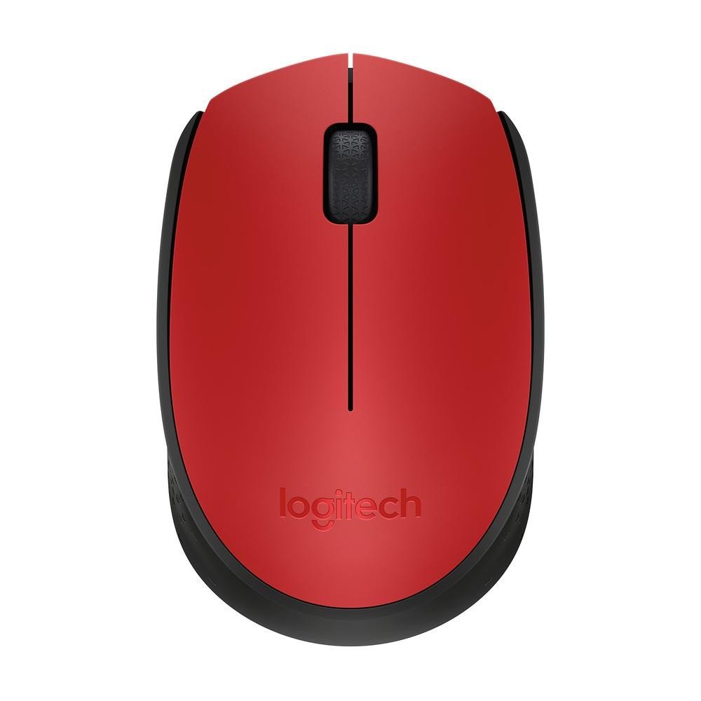 Imagem do Mouse Logitech M170 Sem Fio Vermelho