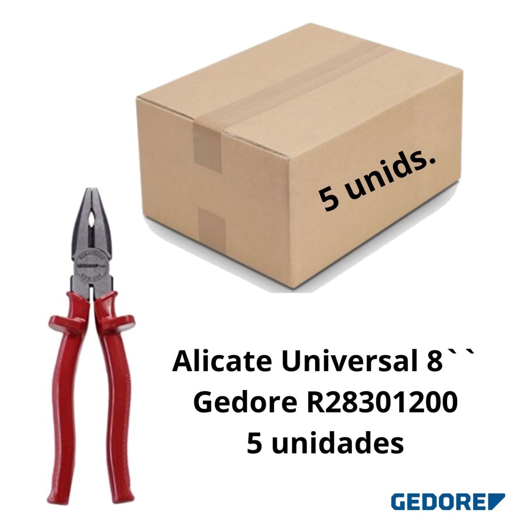 Imagem do 5x Alicate Universal 8 Gedore R28301200 3301821