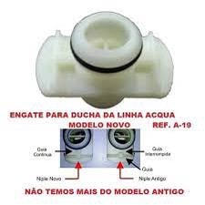 Imagem do Niple Da Ducha Acqua Ultra Duo Original Lorenzetti A 19