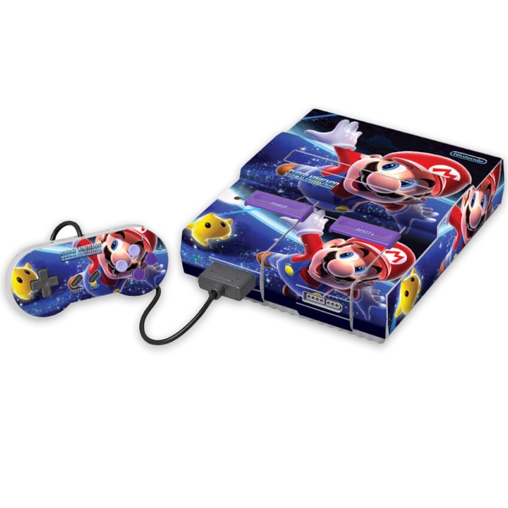 Imagem do Skin Super Nintendo Adesivo Mario Galaxy