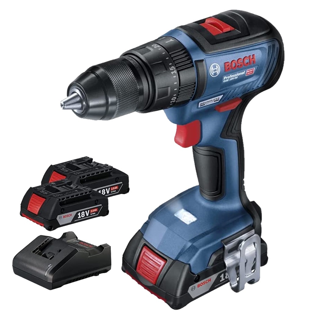 Imagem do Parafusadeira Furad Impacto Gsb18v 50 Acessorios Bosch