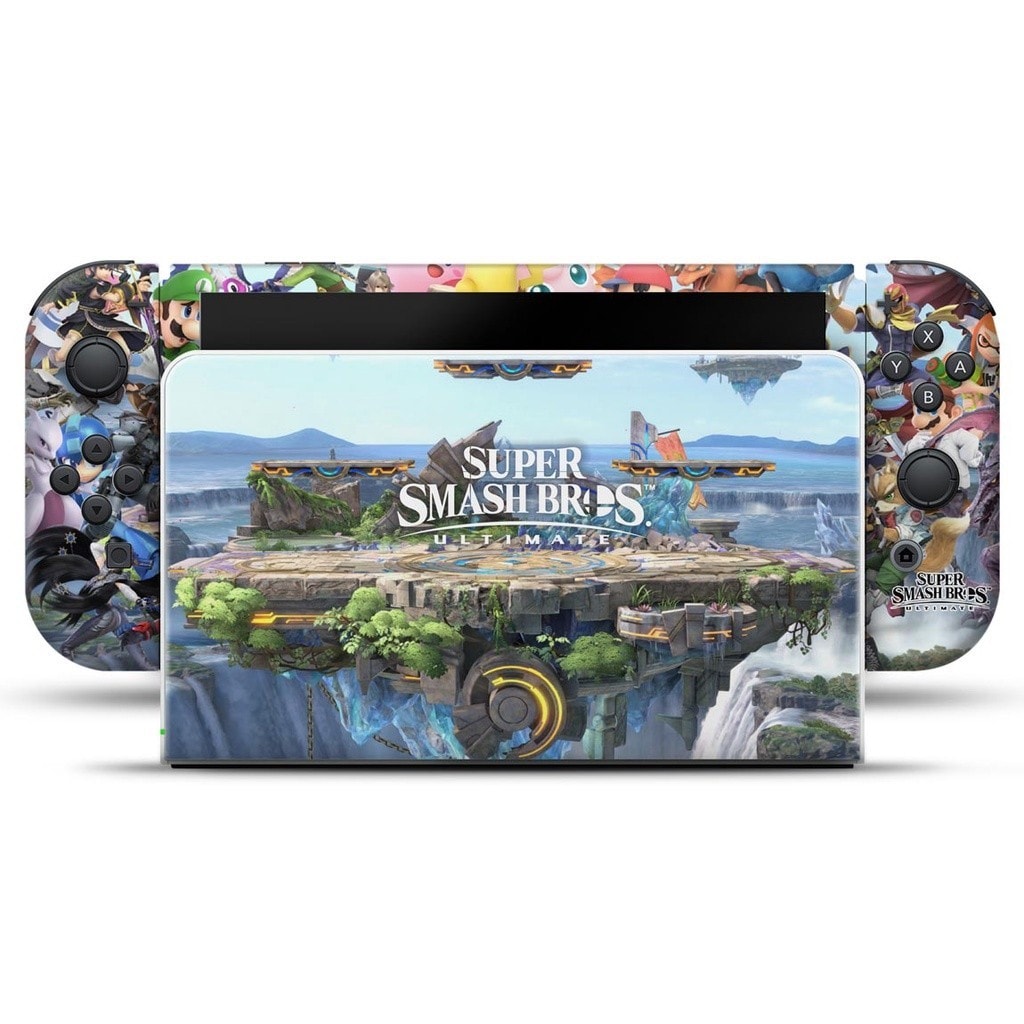 Imagem do Skin Nintendo Switch Oled Adesivo Super Smash Bros Ultimate