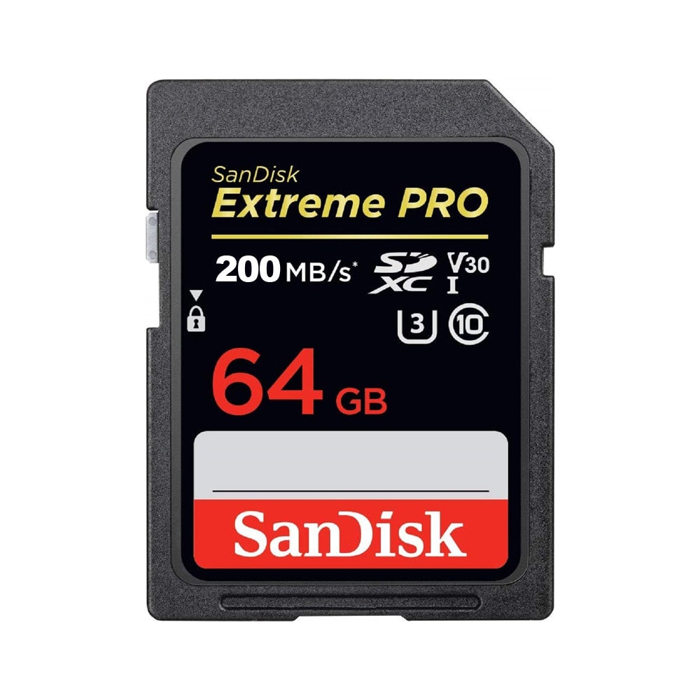 Imagem do Cartao De Memoria Sdxc Sandisk 64gb Extreme Pro V30 200mbs