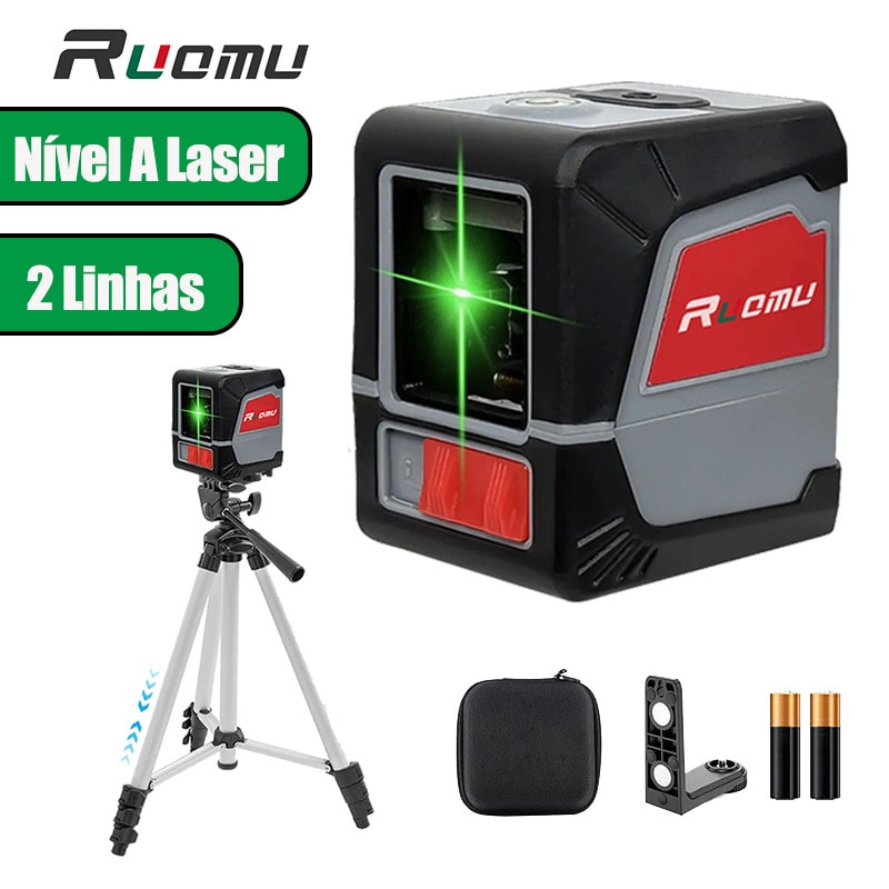 Imagem do Nivel A Laser Profissional 2 Linhas Nivel A Laser Com Tripe 20m Laser Level
