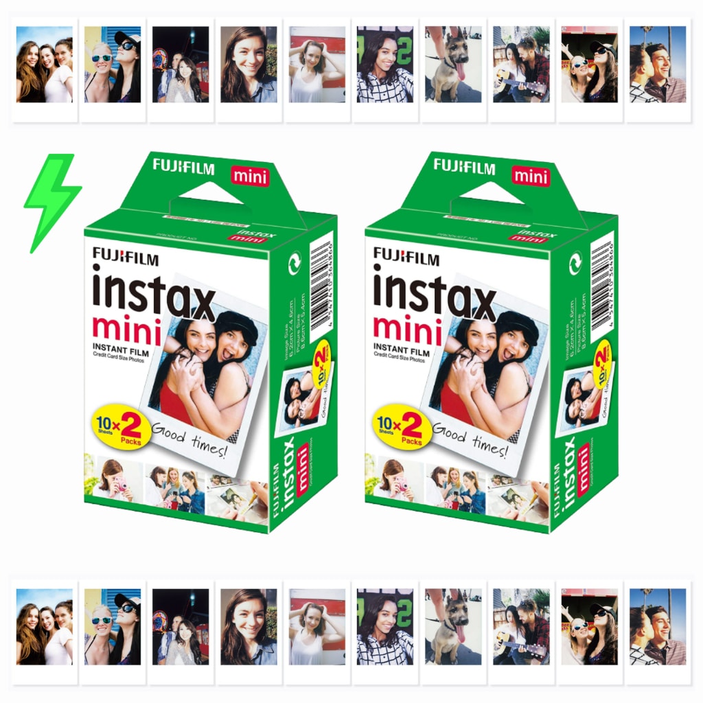 Imagem do Filme Instax Mini 40 Fotos Poses Fujifilm Mini 7 8 9 11 12 Link