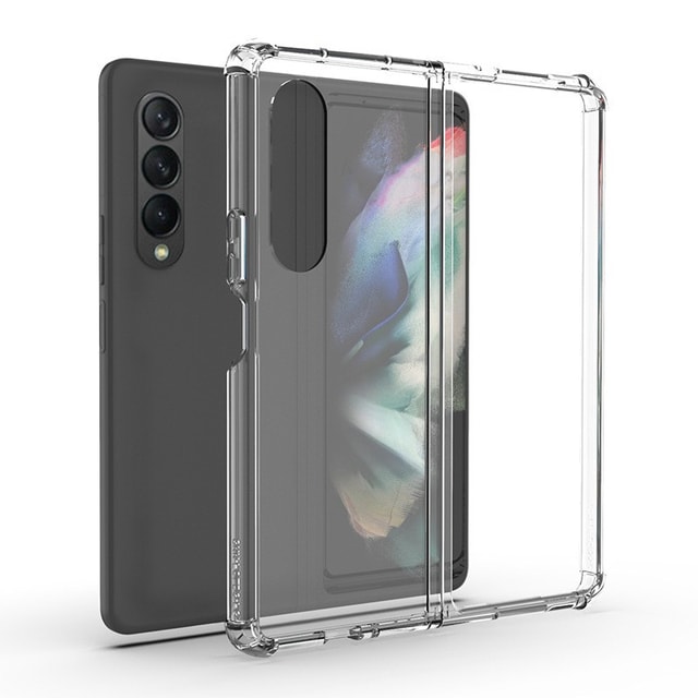 Imagem do Capa Capinha Transparente Rigida Para Celular Samsung Galaxy Z Fold 3 4 5 6 E 7