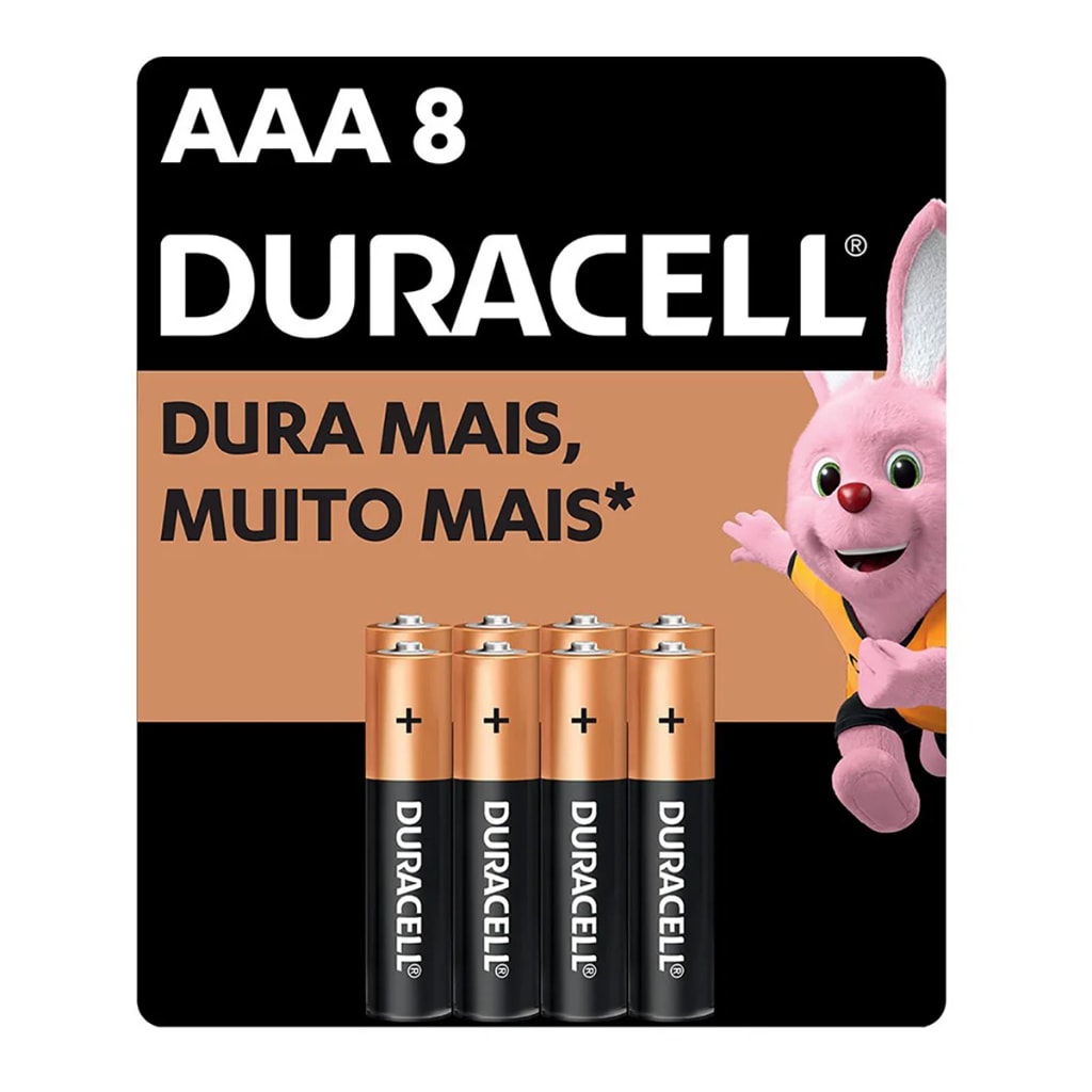 Imagem do Pilha Duracell Alcalina Aaa 8 Unidades