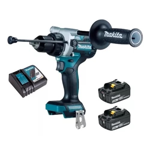 Imagem do Parafusadeira Furadeira Makita Dhp486 Com 2 Baterias Carregador