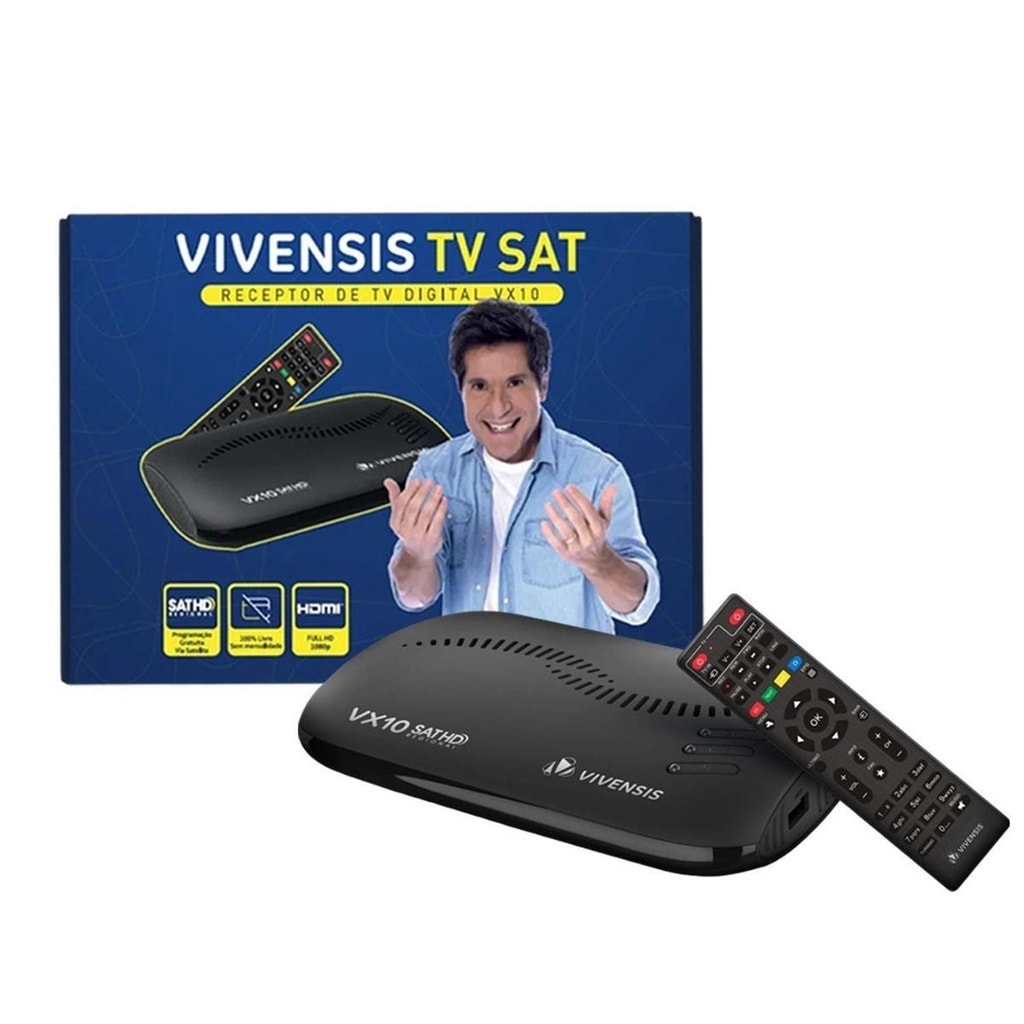Imagem do Receptor Digital Vivensis Vx10 Tv Hd Sat