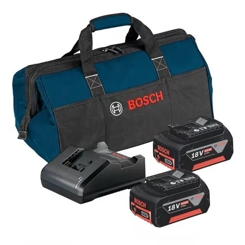 Imagem do Kit Bosch 2 Gba 18v 4 0ah E Carregador Gal 18v20 Com Bolsa