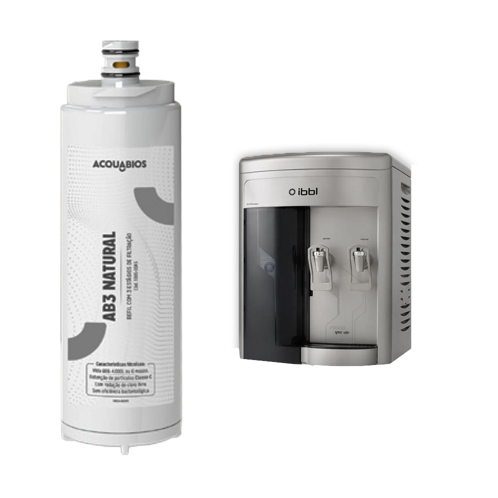 Imagem do Refil Ibbl Compativel Fr600 Speciale Immaginare Expert Ab 3 Carvao Ativado