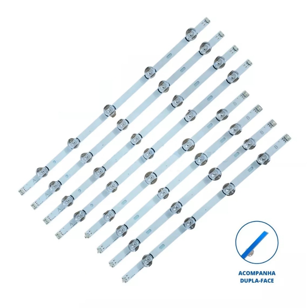 Imagem do Kit Barras Led 47lb5500 47lb5600 47lb5800 Nova Aluminio