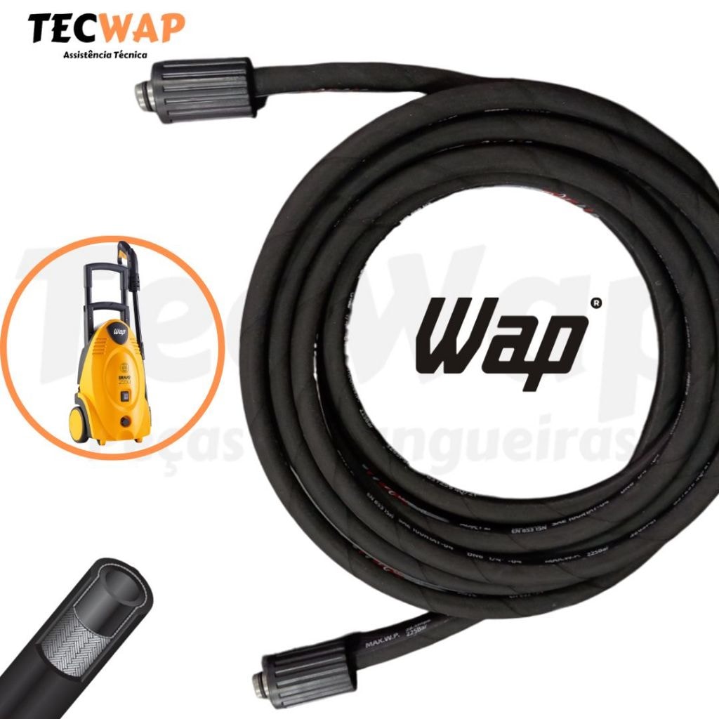 Imagem do 10 Metros De Mangueira Trama De Aco Para Wap Bravo 2550