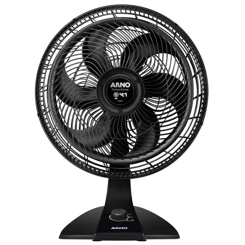 Imagem do Ventilador Turbo Force 2 Em 1 Mesa Parede 40cm Arno Vf42 Preto 110v