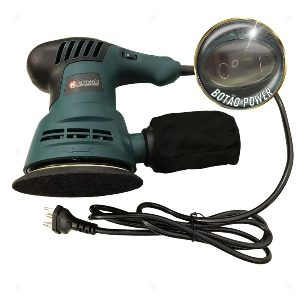 Imagem do Lixadeira Roto Orbital Excentrica Eletrica 300w Multi Funcoes Mega Promocao