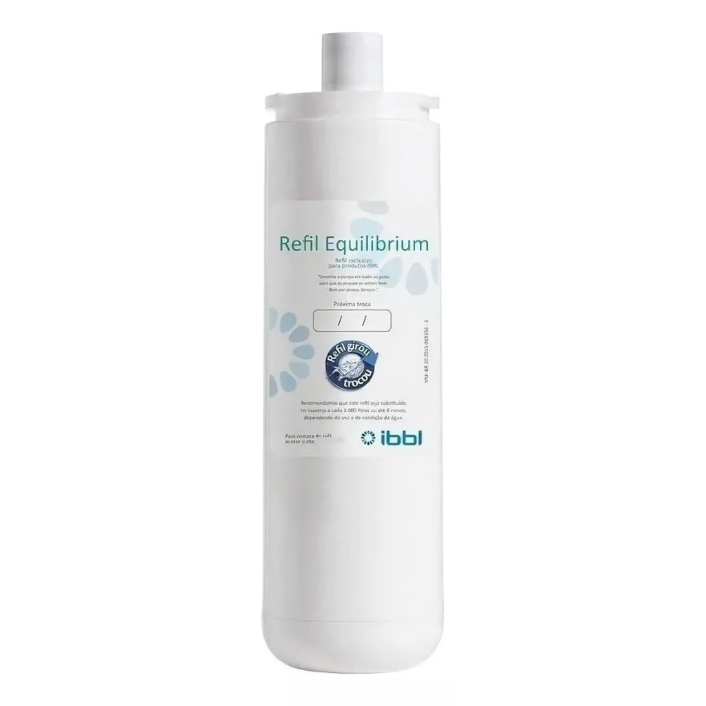 Imagem do Refil Purificador Filtro Ibbl Balance Equilibrium Ph Due