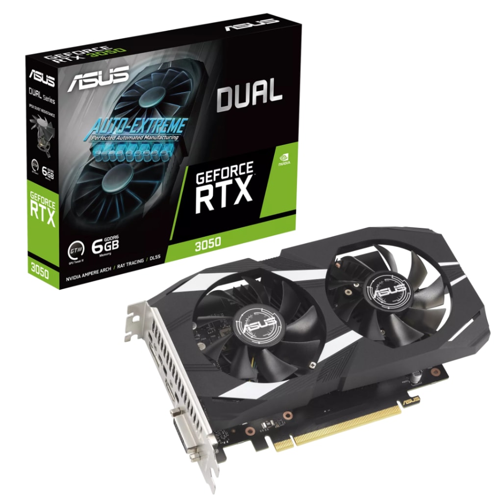 Imagem do Placa De Video Rtx 3050 6gb Asus Dual Rtx3050 6g