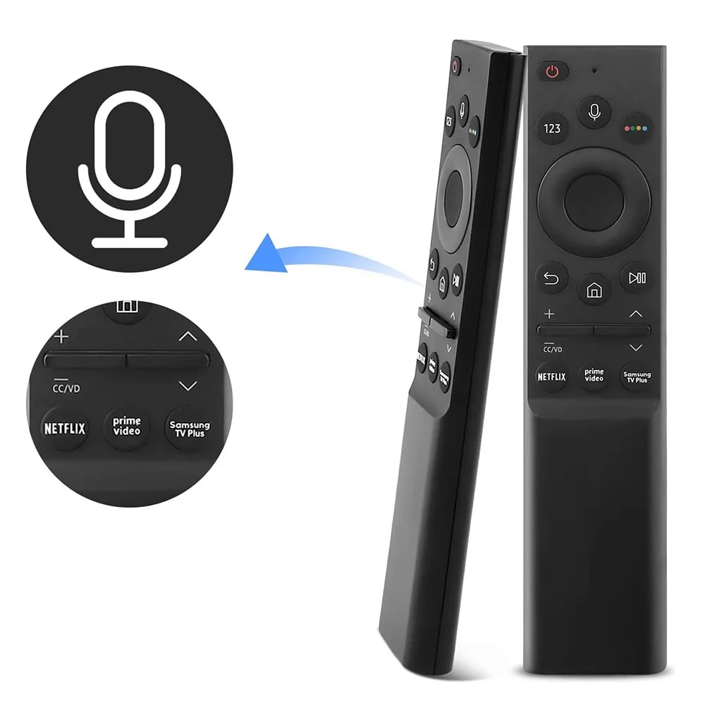Imagem do Controle Compativel Com Tv Samsung 4k Smart Com Comando De Voz