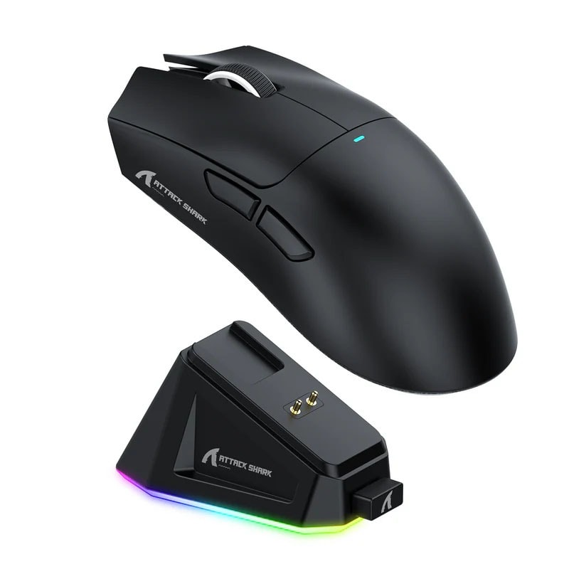 Imagem do Mouse Gamer X11 Attack Shark Tri Mode 22000dpi Paw3311