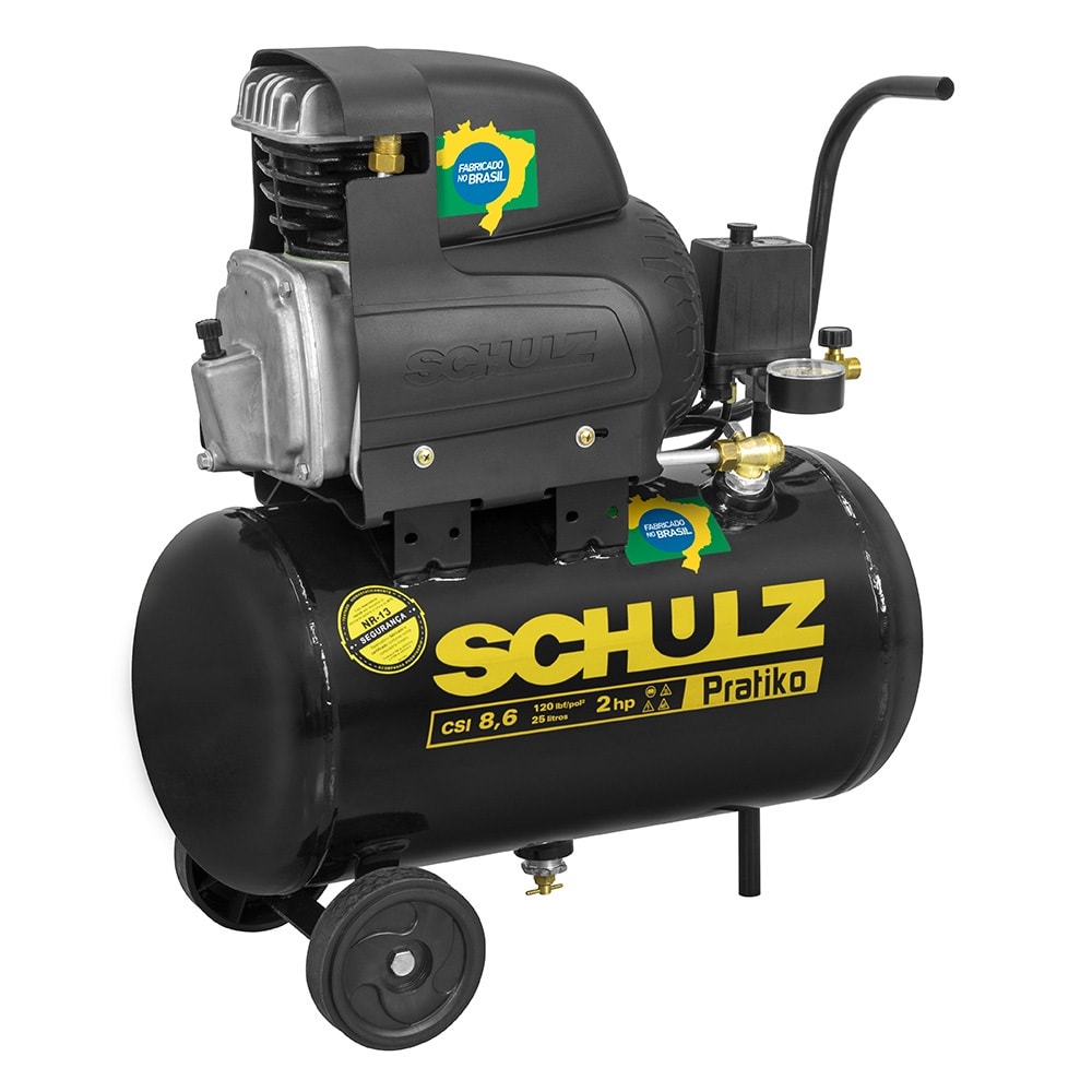 Imagem do Motocompressor Pratiko Schulz Csi 8 6 25lts 220v