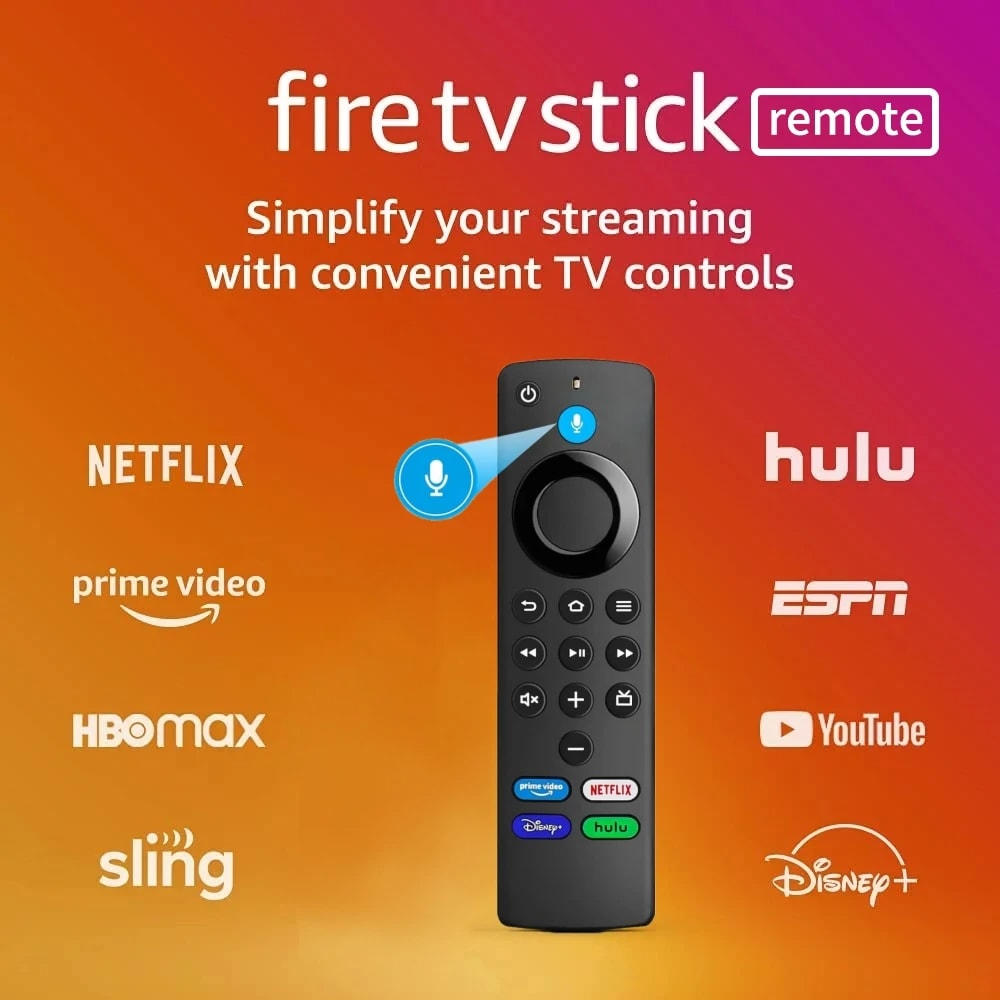 Imagem do Controle Remoto Comando De Voz Amazon Fire Tv Lite Fire Stick 4k Alexa