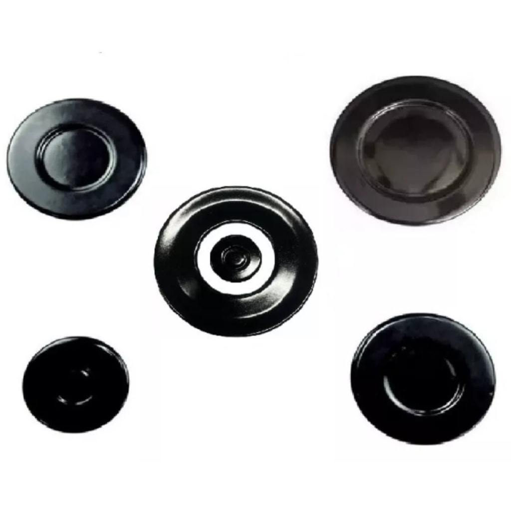 Imagem do Kit 6 Espalhador Cooktop Fischer 5 Bocas Com Tripla Chama