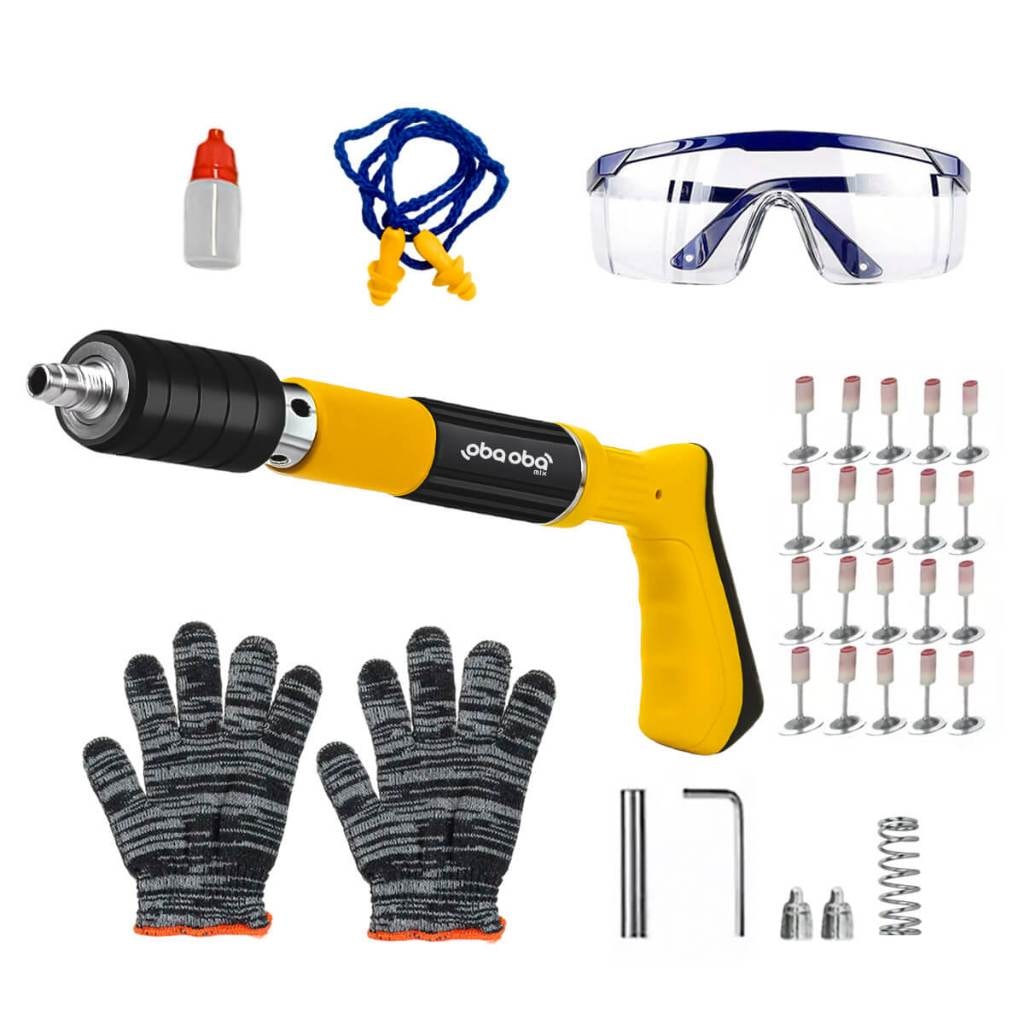 Imagem do Pistola De Fixacao Finca Pino Manual 20 Rebites Equipamento De Seguranca