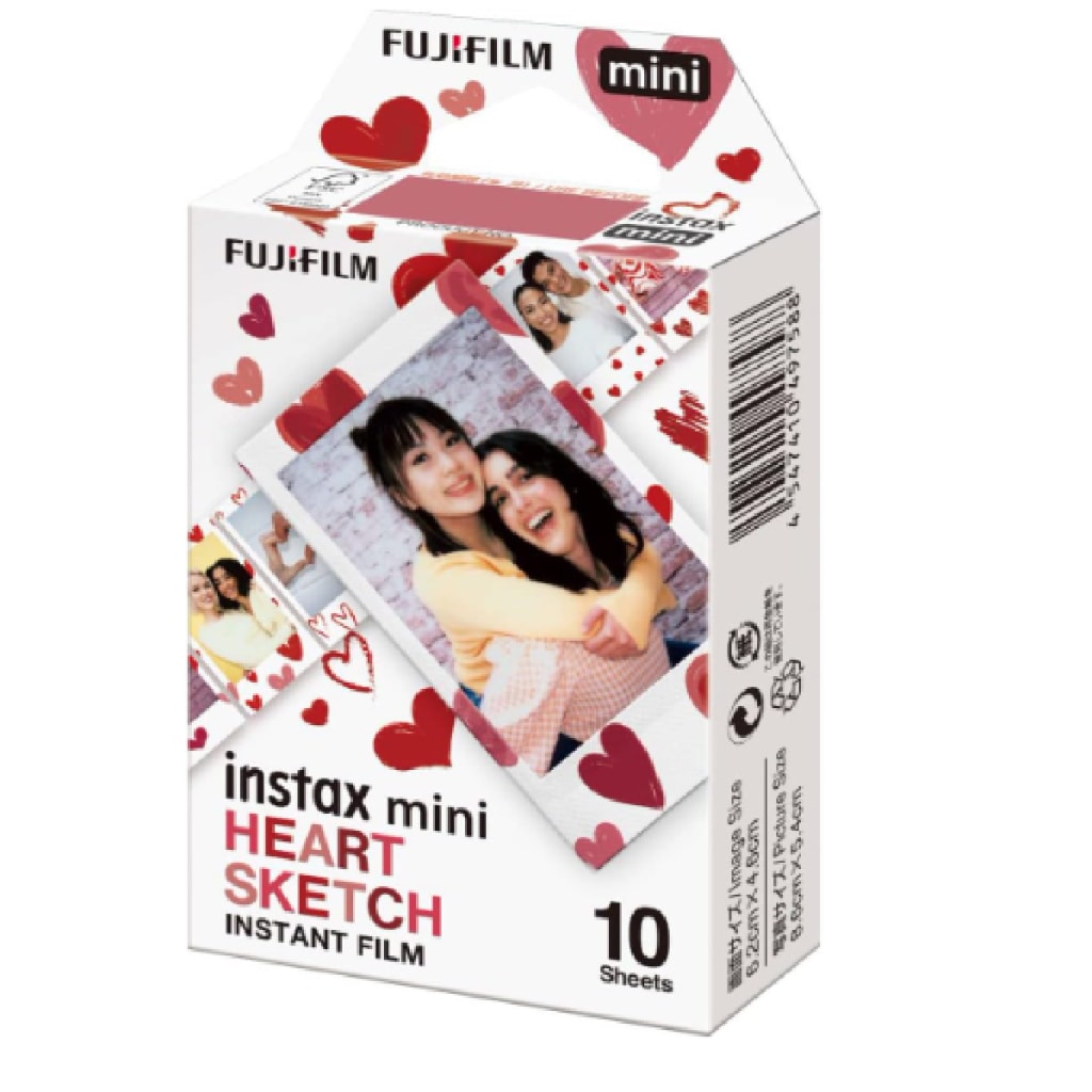 Imagem do Filme Instantaneo Fujifilm Instax Mini Coracao 10 Fotos