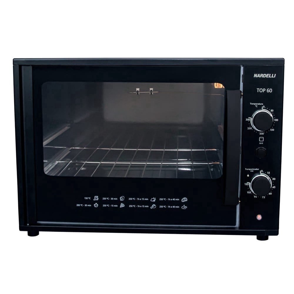 Imagem do Forno Eletrico Nardelli Top 60 60l Black