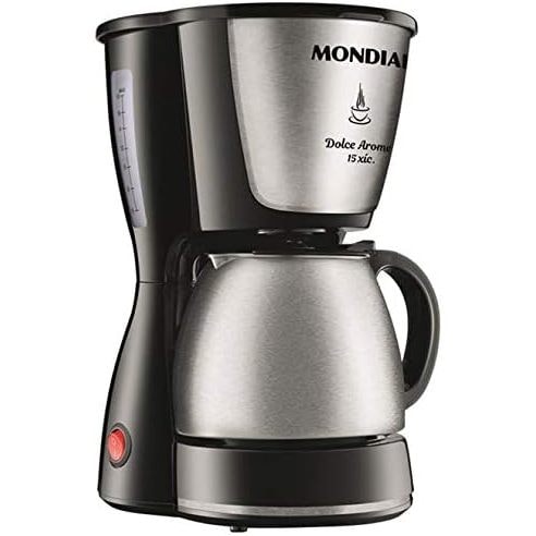 Imagem do Cafeteira Eletrica Dolce Arome Mondial C 34ji 15x Inox