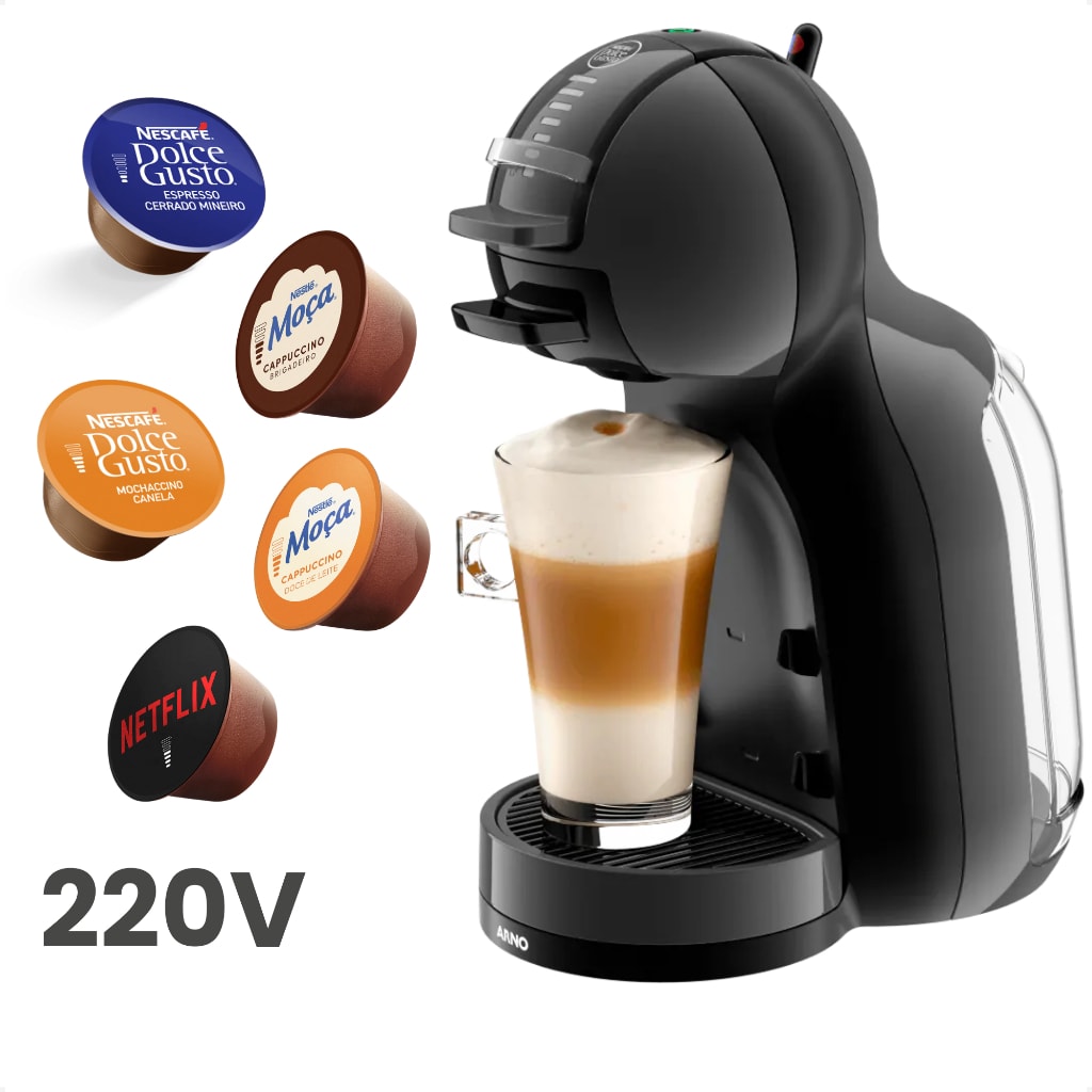 Imagem do Cafeteira Mini Me Preta 220v Para Nescafe Para Capsulas Dolce Gusto