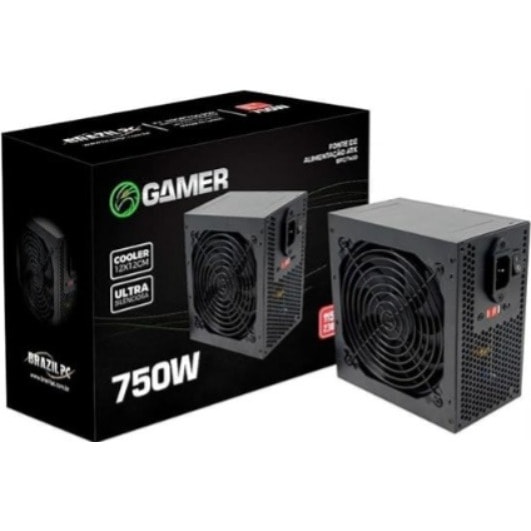 Imagem do Fonte Atx 750w Real Brazilpc Bpc 7400 B 24 Pinos Brazil Pc