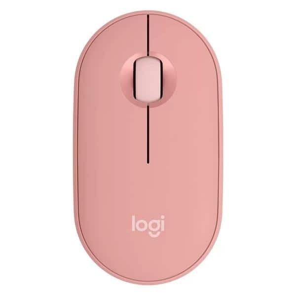 Imagem do Mouse Logitech M350s Pebble 2 Sem Fio Bluetooth Rosa
