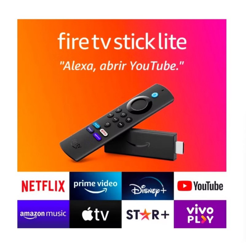 Imagem do Amazon Fire Tv Stick Lite Com Alexa 2 Geracao Full Hd 1080p Original