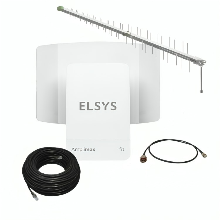 Imagem do Kit Roteador Amplimax Fit 4g Elsys Antena E Cabo