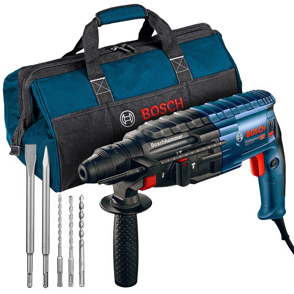 Imagem do Martelete Bosch Gbh 2 24 D Sds Plus 820w Com Bolsa E Brocas