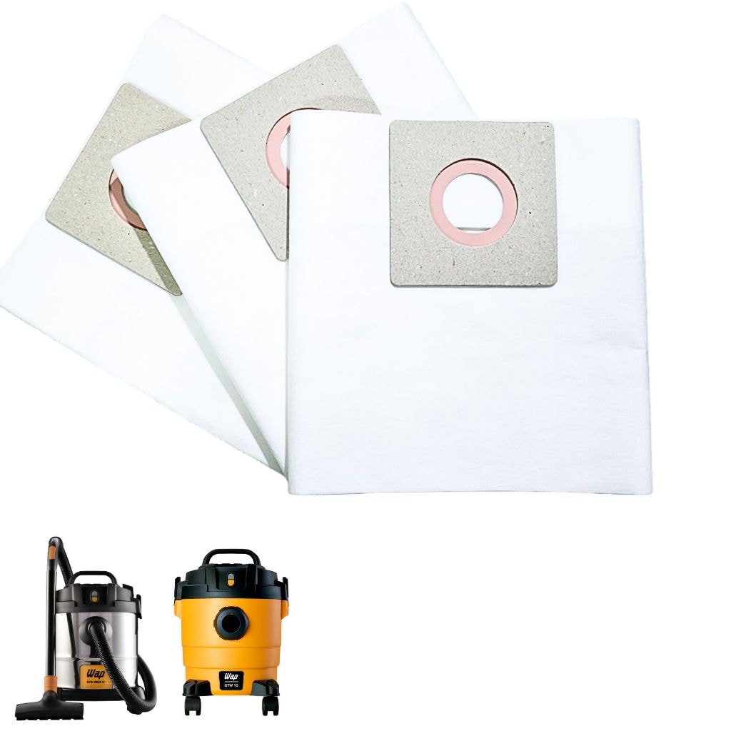 Imagem do Kit Sacos Descartaveis Para Aspiradores De Po Wap Gtw 10 Gtw Inox 12