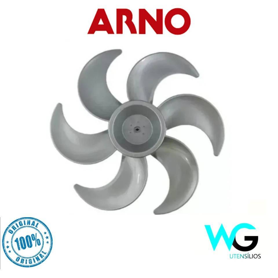Imagem do Helice Ventilador Arno Turbo Silencio Ts40 Vf40 Sf40 Ts55 40cm 6 Pas Original