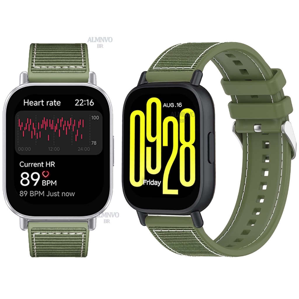 Imagem do Pulseira De 22mm Para Xiaomi Redmi Watch 5 Active Xiaomi Redmi Watch 5 Lite De Nylon Ajustavel