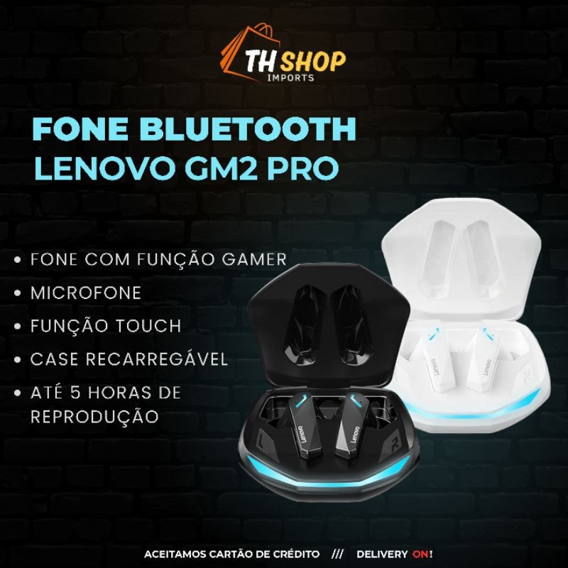Imagem do Fone De Ouvido Lenovo Gm2 Gamer Pro Bluetooth 5 3