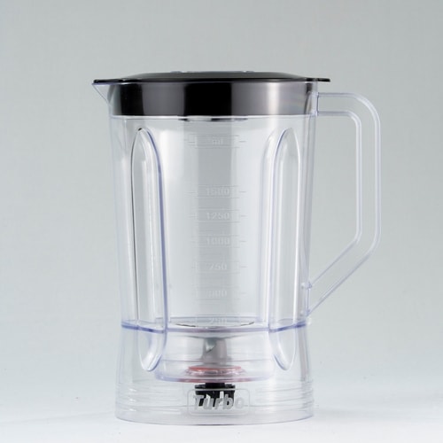 Imagem do Copo Mondial L1000 Turbo Inox L1200w Cristal Tampa Preta
