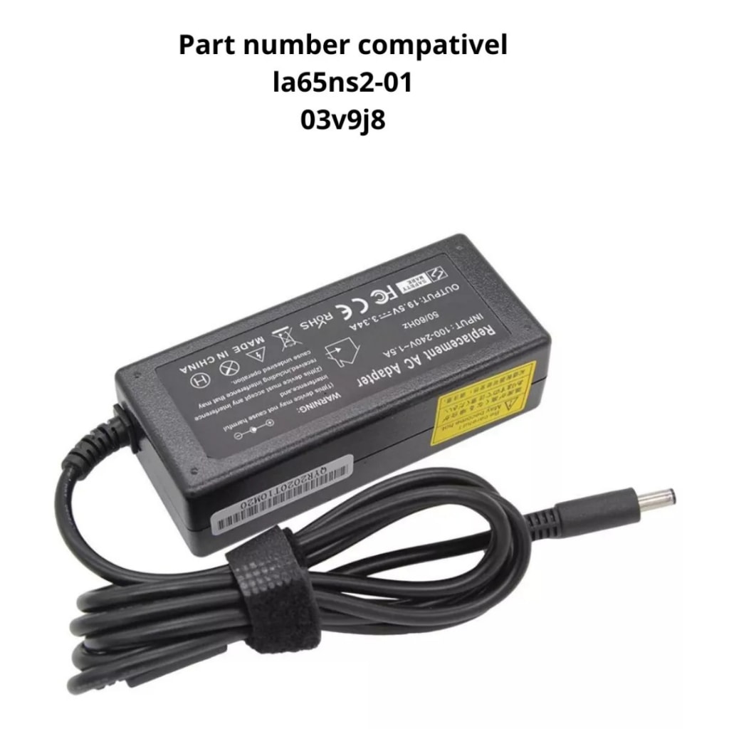 Imagem do Fonte 19 5v Compativel Desktop Dell Optiplex 7040 7050 Micro