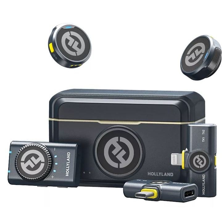 Imagem do Microfone Hollyland Lark M2 Duo Combo P Duas Pessoas P Cameras E Celulares