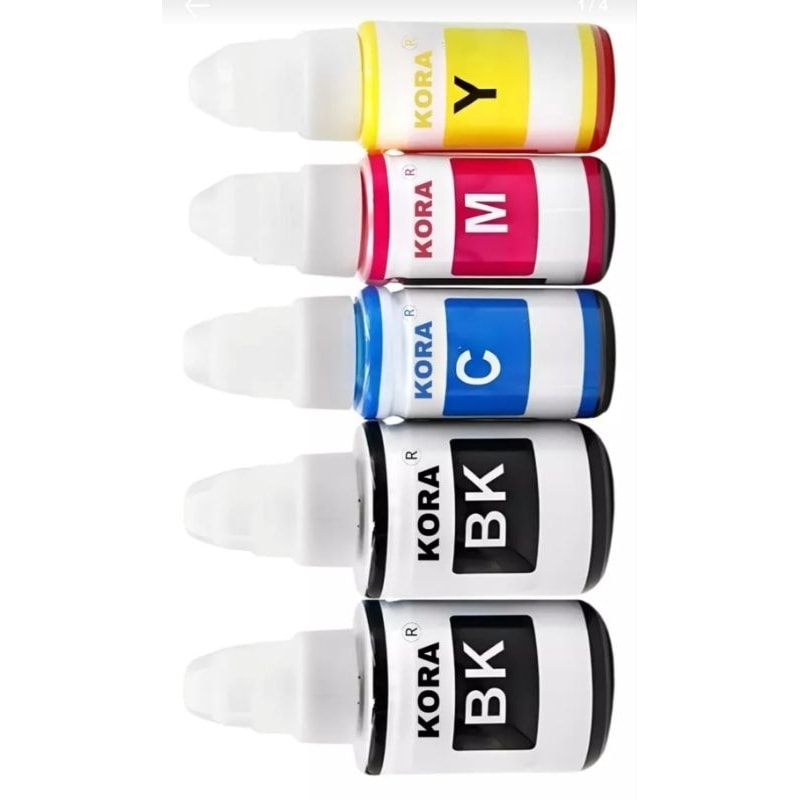 Imagem do Kit 5 Tintas Para Canon G3110 G4100 G3100 G 190 G3111 G4111 G1100 G2100 G3100 G3102 G4100 Promocao